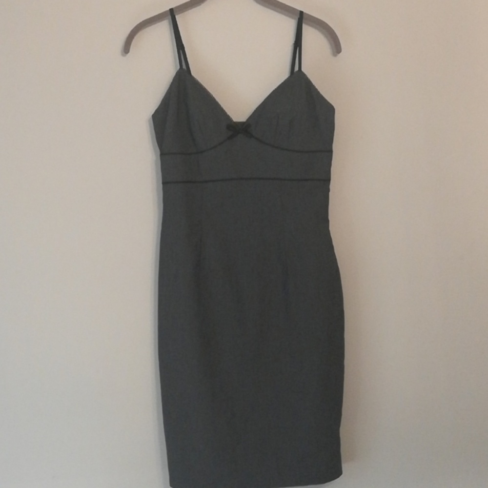 EXPRESS STRETCH GRAY DRESS